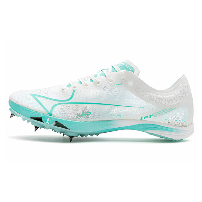 Шиповки для средних и длиннных дистанций CP3 цвет белый, бирюзовый