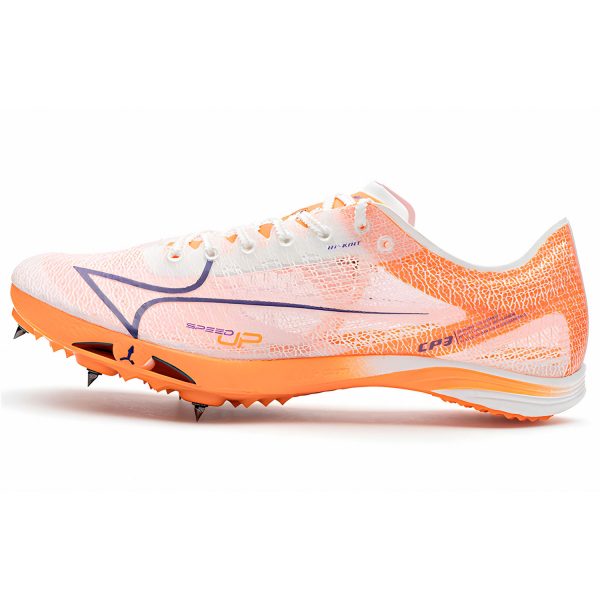 Шиповки для средних и длиннных дистанций CP3 цвет белый, оранжевый