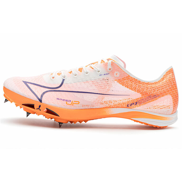 Шиповки для средних и длиннных дистанций CP3 цвет белый, оранжевый